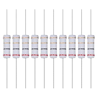 YOKIVE 10 Pcs Métal Oxyde Film Résistances, Axe Plombs Résistance