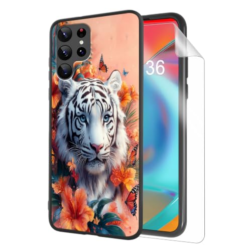 HJCYXJLK for Samsung Galaxy S22 Ultra Lightweight Soft TPU Phone Case