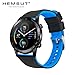 Hemsut Silicone Watch Bands, 18mm 20mm 22mm Quick Release Rubber Watch Strap for Men Women Soft Replacement, 10 Colors for Choose