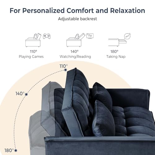 Lyromix POSB-001 3 In 1 Sleeper Sofa Couch Bed thumb #3