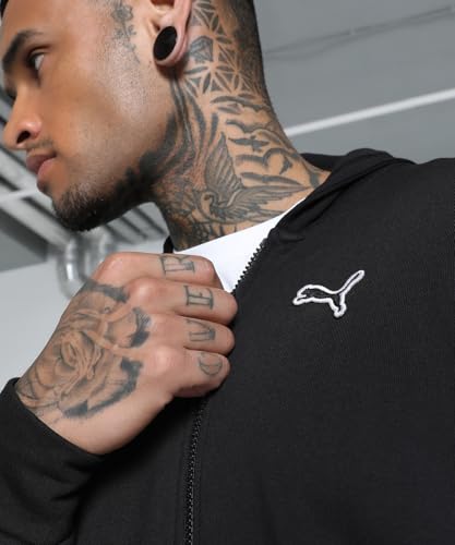 Puma Para Hombre. 67681501 Sudadera Con Cremallera Better Essentials Negro (Xl), Casual, AlgodóN, Manga Larga - 3