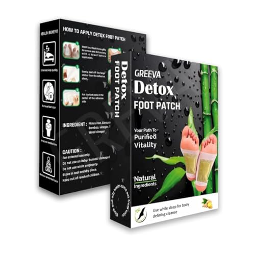 Image of Premium Detox Foot patches 60, Cleansing Toxin Remover Foot Pads, Pain Relief,Stress Relief Sleep Patch for Detoxification, For Men & Women (Patches 60)
