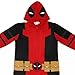Bioworld Deadpool Superhero Costume Unisex Hooded Onesie Union Suit-Large