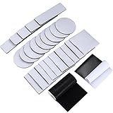 【Aplicaciones amplias】 Las almohadillas adhesivas de doble cara son adecuadas para cualquier superficie lisa y limpia, como plástico, vidrio, metal e interior del automóvil, parte posterior del teléfono celular, etc.