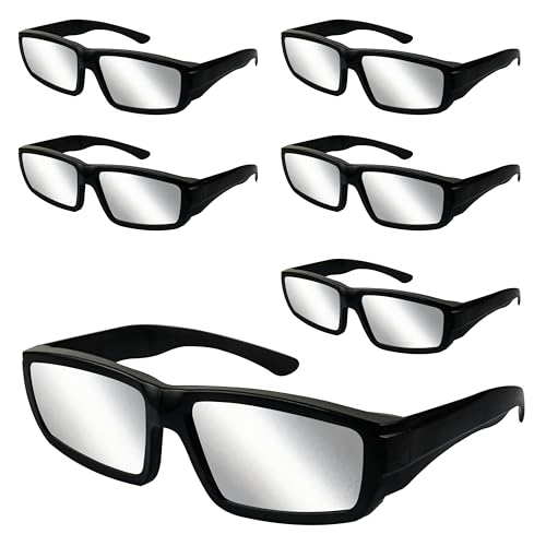 Oilkas Solar Eclipse Glasses - ISO 12312-2:2015(E) & CE Certified, Durable Plastic Eclipse Glasses for Direct Sun Viewing(6 Pack)