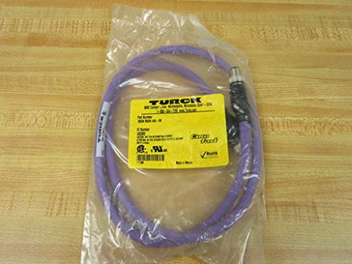 Turck 1 Meter Eurofast 5-Pole M/F Cordset, Rssw Rksw 456-1M, 250V, 4A By Turck #TOP2