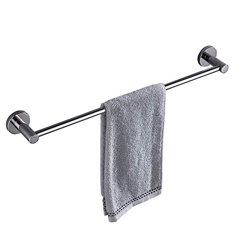 Serviette murale en acier inoxydable LWX : étagère de bain et rail de suspension avec vis de rail