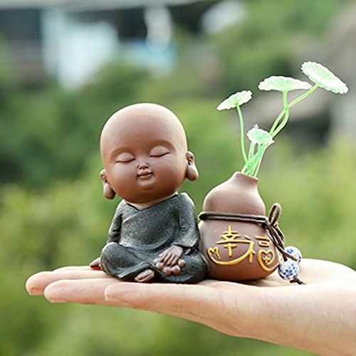 Little Monk accesorios de coche de arena púrpura decoración dormitorio 4