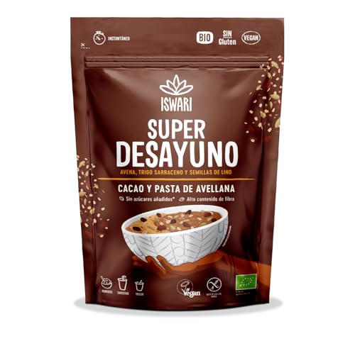Iswari Super Desayuno Extra Protein - Cacao Y Proteína de Calabaza, 1 Kg