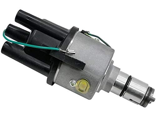 Ignition Distributor with Cap and Rotor - Compatible with 1955-1979 Volkswagen Beetle with Points, Condenser, Mechanical Advance, and External Coil, W0168-X948146