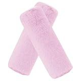 BSITSSS 2 Stück Rosa Gurtpolster Auto, Weiches und Bequemes Sicherheitsgurt Polster, Abnehmbarer Autogurt Polster, Gurtpolster Auto Erwachsene, AutoGurtpolster für Erwachsene und Kinder