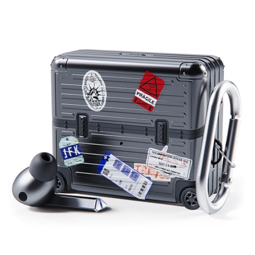 miak Buds3/Buds3 Pro �P�[�X �L�����[�P�[�X [ �ϏՌ� ��d�\�� �|���J�[�{�l�[�g TPU �f�R�\�V�[�� �J���r�i�t�� ���C�����X�[�d] �M�����N�V�[ �o�b�Y3 �o�b�Y3�v�� �u���b�N MA27428GBP3 �y�������K�i�z