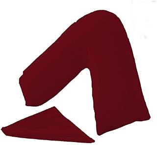Night Zone Hollowfibre Back & Neck Support V Shaped Orthopedic Pillow With Pillow Case New (Black, Complete With Pillow)
