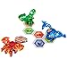 Bakugan Starter Pack 3-Pack, Nillious Ultra, Geogan Rising Collectible Action Figures