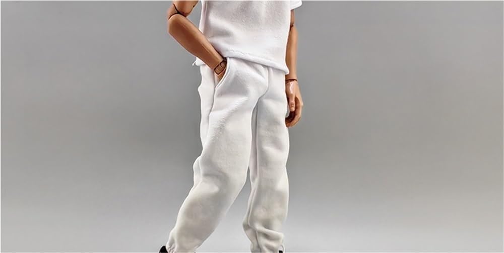 Costume de poupée 1/6 pantalon d'action en tissu haut de gamme