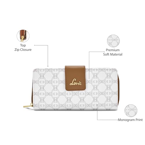 Image of Lavie Women's Mono Mia Zip Wallet | Ladies Purse Handbag