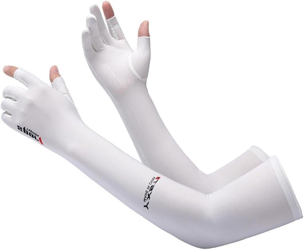 Cooling Arm Sleeves For Women Men UV Sun Protection Arm Sleeves Outdoor Activity Summer Arm Sleeves Ice Silk Arm Cover Sport