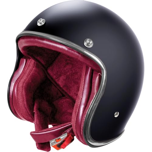Casque moto jet Stormer Quartz Black Matt XL pour motard urbain