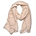 Outrip Damen Baumwollschals Damen Leichter Weicher Modeschal Hals Fester Wickelschal (ZBirdPink)