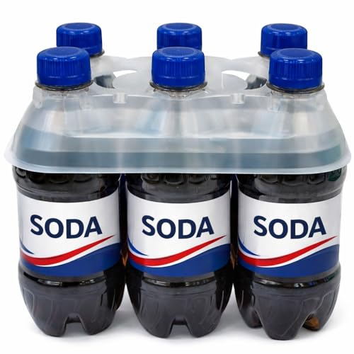 C-Store Packaging Six Pack Plastic Bottle Carriers for 12oz-16.9oz Plastic or Glass Bottles (Pack of 1125)