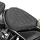 Motorrad-Sitzbezug für Fahrersitz, vorne, für Rebel CMX 500, 300, CMX500, CMX300, CM, CM500, CM300 (2017, 2018, 2019, 2020, 2021, 2022, 2023, 2024), Solo-Soziussitzpolster, Solo-Set (Fahrer schwarz)