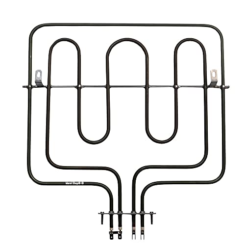 Marel Shop® - Resistenza Doppia Superiore Per Forno Compatibile Con Electrolux Zanussi Rex 2550W 385 X 349 Mm Per Modelli: Smt41X - Fmu40N - Zcm700X