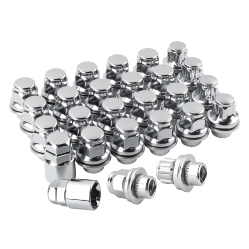 M12 x 1.5 �z�C�[�����b�N���O�i�b�g�Z�b�g 13/16�C���` (21mm) �Z�p T-oyota Camry Corolla Tacoma L-EXUS S-Cion 20 �W���z�C�[���i�b�g 5 ����h�~�z�C�[�����b�N���O�i�b�g��2�̃\�P�b�g��