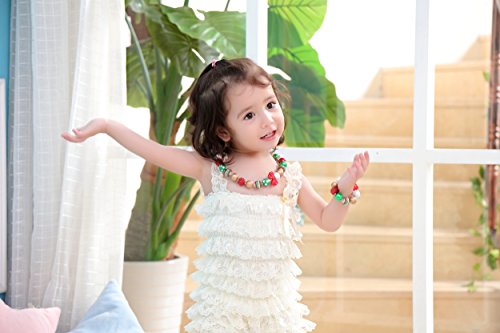 VCMART Girls Holiday Bubbegum Necklace with Gift Box2