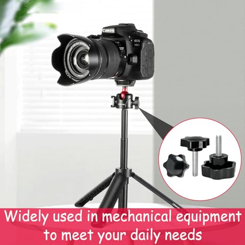 DAAIZIII 12 Stück Sterngriffschraube M8, Schrauben Mit Griff M8x20mm, Sternkopfschraube, Sternschraube M8 Für Werkzeugmaschine, Maschine, Anziehen Geräte, Drehmaschine, Instrument