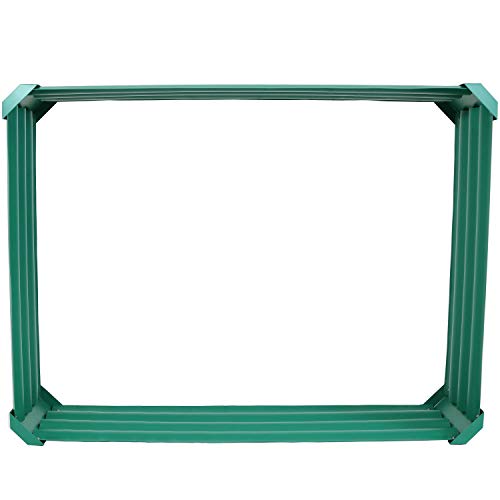 Sunnydaze 47" Rectangle Steel Raised Garden Bed Kit - Metal Planter For Plants, Flowers, Herbs And Vegetables - Green #TOP6