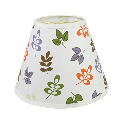 Aspen Creative 32200A Transitional Empire Shape Spider Construction Lamp Shade in Off White, 6" Top x 12" Bottom x 9" Slant Height