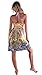 INGEAR Studded Empire Halter Dress (Medium, Yellow)