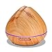 YMYGCC Umidificatore 500ml Remote Aromaterapia Air Control Aroma umidificatore con Colori luci elettriche Olio Essenziale diffusore for la casa 18 (Color : Light Wood Grain)