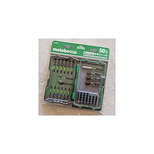 Puntas de percusion de un cuarto de pulgada Metabo HPT 115850M en pack de cincuenta piezas 6