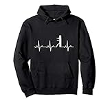 Wing Chun I ECG Martial Arts Heartbeat Wooden Dummy Ip Man Pullover Hoodie