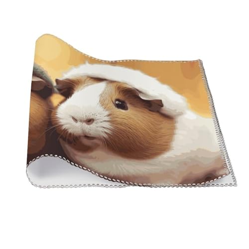 Set de table cochon d'inde lavable et résistant chaleur pour protection table cuisine x6 - 4