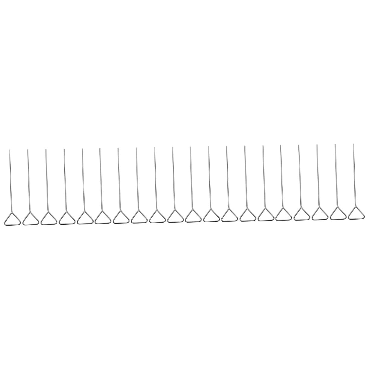 20pcs Stainless Steel Spreader for Laboratory Use Professional Coating Rods for Cell Streaking and Agar Distribution Reusable Lightweight Design Essential Lab Accessories