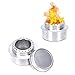 Acxico 1Pcs Portable Mini Aluminum Alloy Alcohol Stove for Outdoor Camping Picnic Hiking Tool