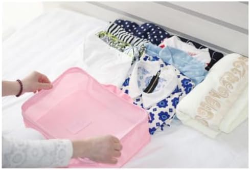 6pcs Waterproof Travel Storage Bags Oxford Fabric Six Piece Set image 3