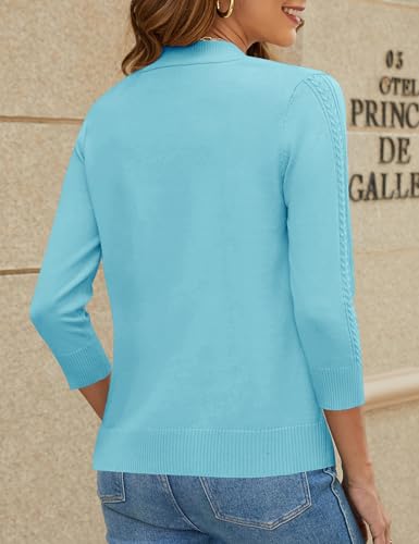 Image of Womens Long Sleeve Open Front Knit Crop Bolero Cardigan Sweater Shrug for Dress