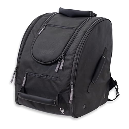 Storeyourboard Mountain Essential Ski Boot And Helmet Bag, Travel Backpack, Onyx #TOP3