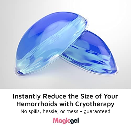 Hemmeroid Treatments - Ice Pack for Hemorrhoid, for Internal and External Hemorrhoid Pain Relief. Fast, Natural, Drug Free (by Magic Gel)