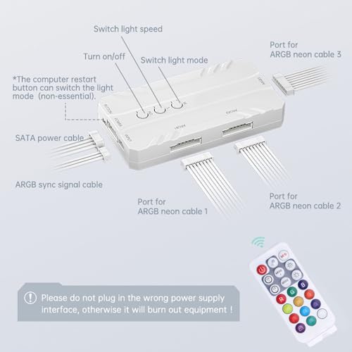 Cable ARGB PSU Pissente de silicona con 120 LED de 5V para modding de PC gaming 3