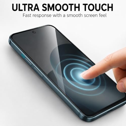 Image of FIRST MART Tempered Glass for Motorola G Max, 9H Full-Glue Screen Protector, 3D Edge-to-Edge, HD Clear, Oleophobic, Case-Friendly, Bubble-Free| Black