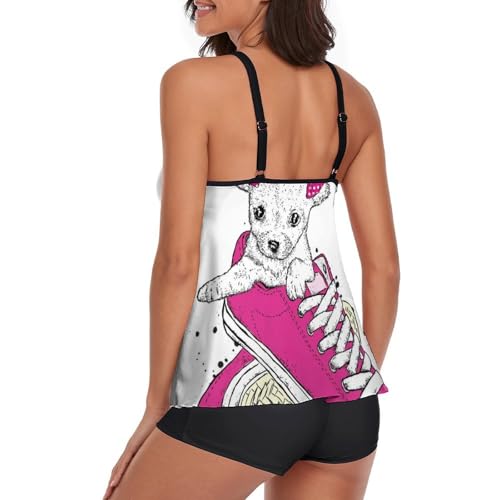 Maillot de bain tankini femme ensembles bikini short garçon robe de plage