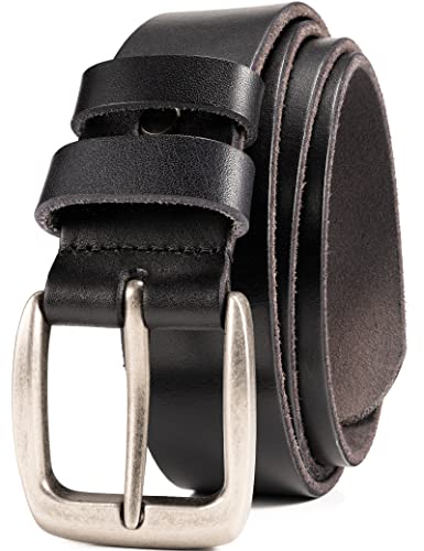 Image of WOLFANT Leather Belt for Men,100% Italian Full Grain Real Solid Leather