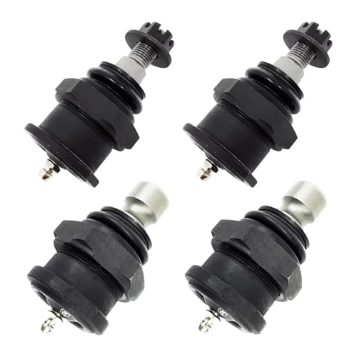 Ball Joint KRBJX3-PACK (4-Piece Set) - Metal Universal Joint Replacement Parts for Industrial & Automotive