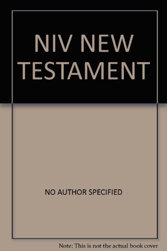 NIV New Testament with Memory Margin 031092040X Book Cover