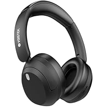 Voistek Hybrid Active Noise Cancelling Headphones, Wireless Bluetooth Over Ear Headphones with 50mm Drivers, Deep Bass Hi-Fi Stereo, 60H Playtime, Foldable for Travel, Home, Office, Gym