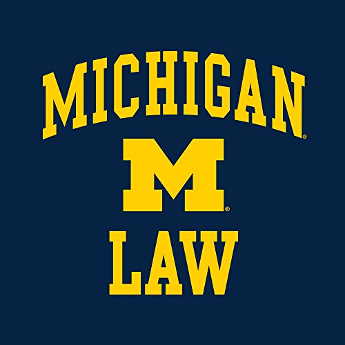 UM-738-Michigan-Wolverines-Arch-Logo-Law-T-Shirt-X-Large-Navy